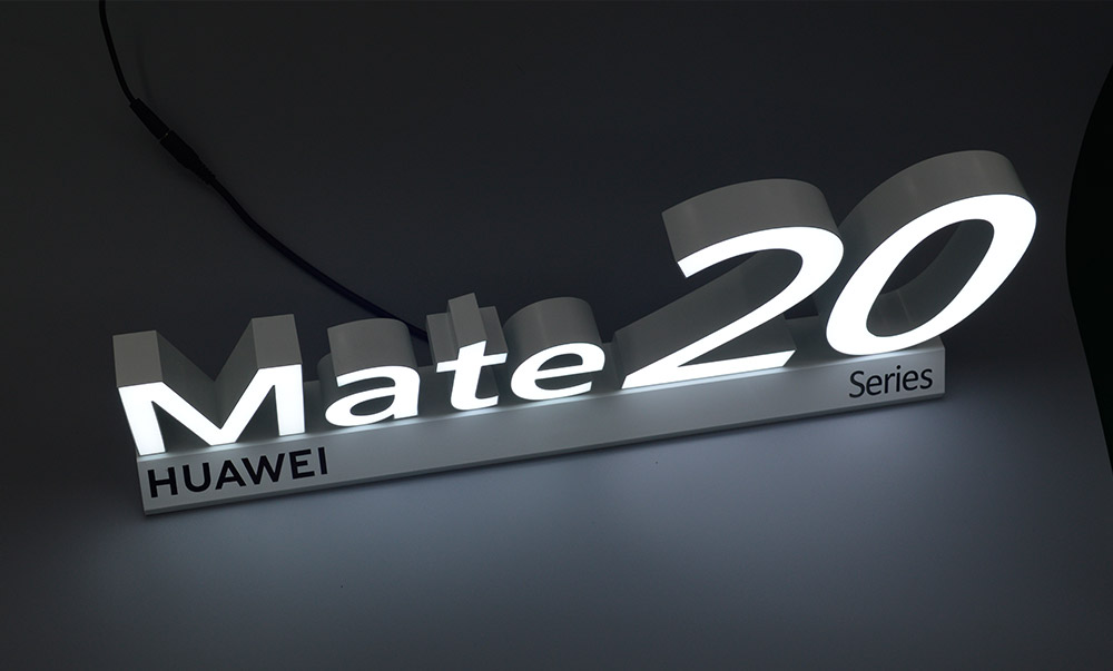華為發光字 - Mate 20系列